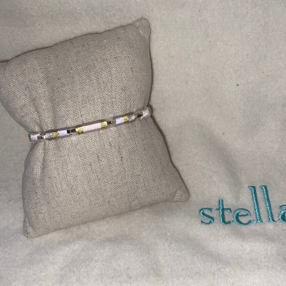 Stella & Dot Color Block Cuff Blush